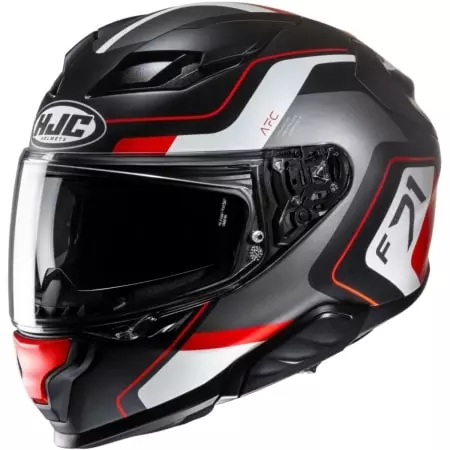 Casque HJC F71 Arcan MC1SF Noir Blanc Rouge