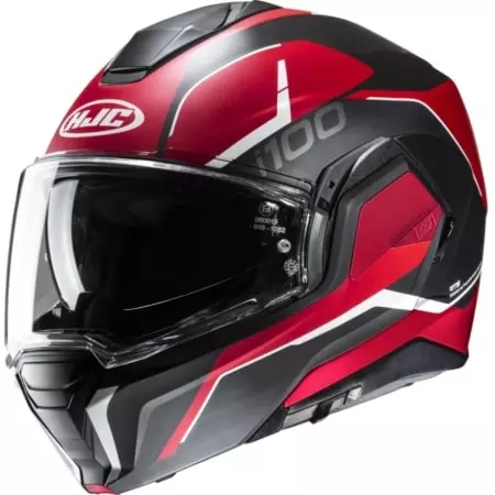 Casque HJC I100 LORIX MC1SF Noir Rouge