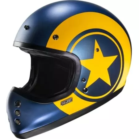 Casque HJC V60 NYX MC3SF Bleu Jaune