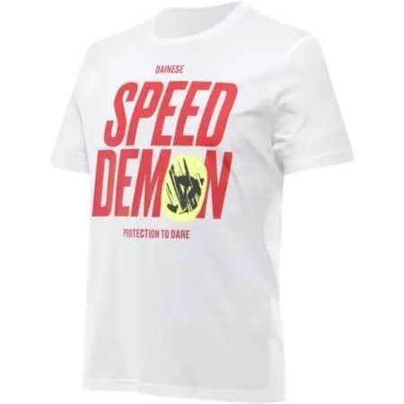 T-Shirt Dainese Knee Down Blanc