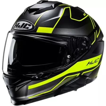 Casque HJC I71 Iorix MC3HSF Noir Jaune