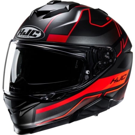Casque HJC I71 Iorix MC1SF Noir Rouge