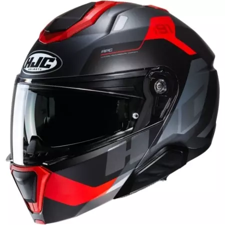 Casque HJC I91 Carst MC1SF Noir Rouge