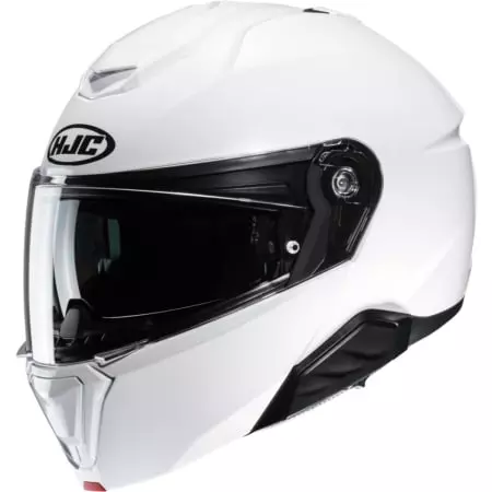 Casque HJC I91 Uni Blanc Perle - Casque Modulable HJC