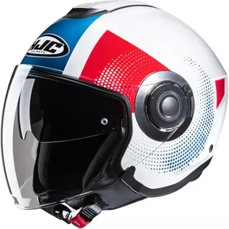 Casque HJC I40N Pyle MC21 Bleu Blanc Rouge