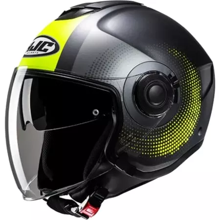 Casque HJC I40N Pyle MC3HSF Noir Jaune