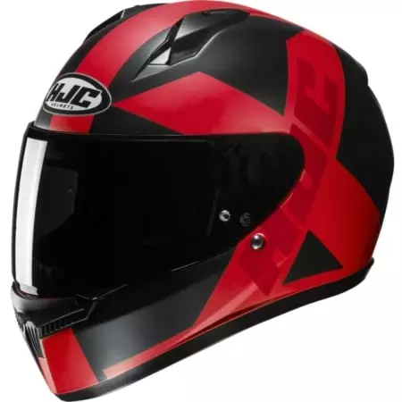 Casque HJC C10 Tez MC1SF Rouge Noir