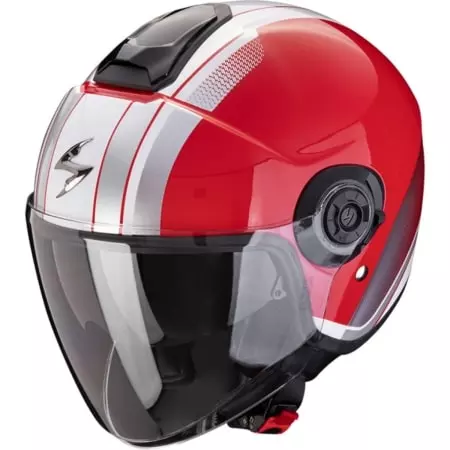 Casque Scorpion Exo-City II Vel Rouge Blanc