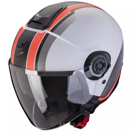 Casque Scorpion Exo-City II Vel Gris Rouge