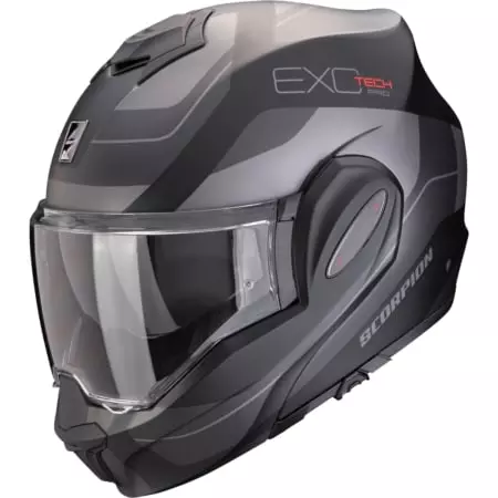 Casque Scorpion Exo-Tech Evo Pro Commuta Noir Argent