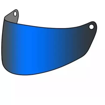 Visière HJC HJ-43 I31 / F31 Iridium Bleu