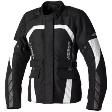 Veste Femme RST Alpha 5 Noir Blanc - Blousons et Vestes Moto Femme RST