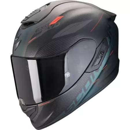 Casque Scorpion Exo-1400 Evo II Air Luma Noir Vert