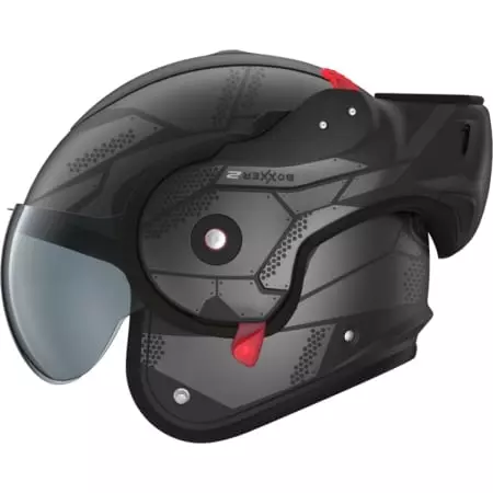 Casque Roof RO9 Boxxer 2 Kendo Noir Acier Mat