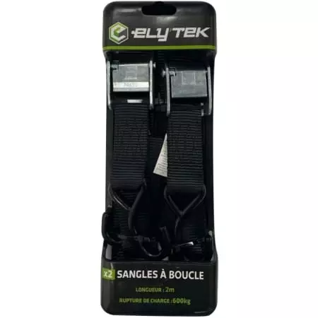 Sangles À Boucle Ely'tek Noir