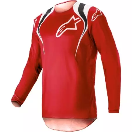 Maillot Cross Alpinestars Fluid Narin Rouge Mars Blanc