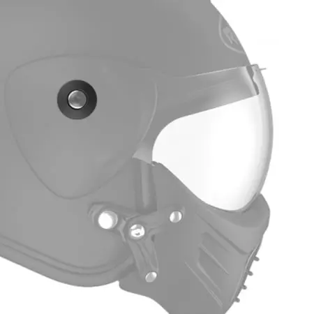 Kit Vis Roof RO9 Roadster Moyeux Anodisé Noir