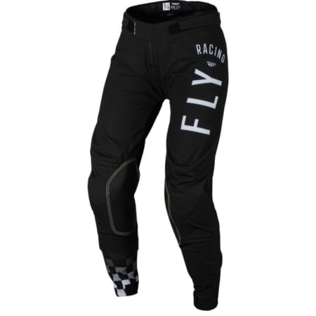 Pantalon Cross Femme Fly Racing Lite 2024 Noir Gris Clair - Equipement cross femme FLY RACING