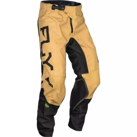 Pantalon Cross Fly Racing Kinetic Reload Kaki Noir Jaune Fluo - Equipement Cross FLY RACING