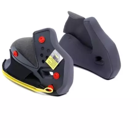 Mousses De Joues AGV Tourmodular 40mm Gris Noir