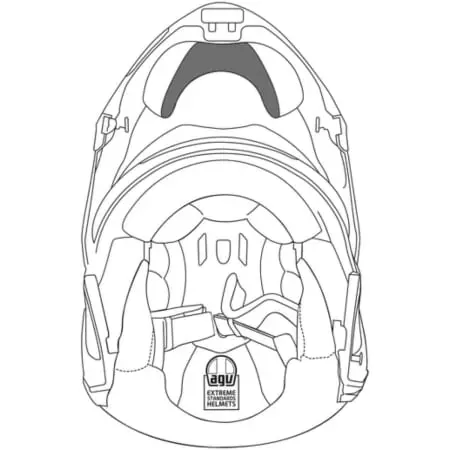 Mentonnière AGV Sportmodular Summer