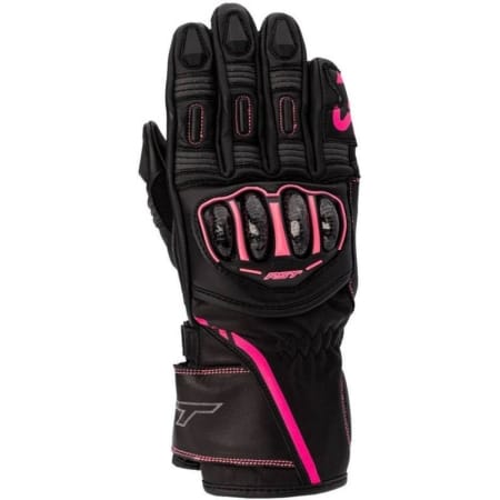 Gants Femme RST S1 Noir Rose Fluo
