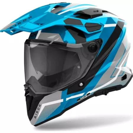 Casque Airoh Commander 2 Marvick Bleu