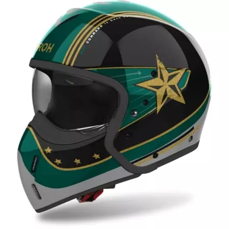 Casque Airoh J 110 Command Menthe Vert Brillant