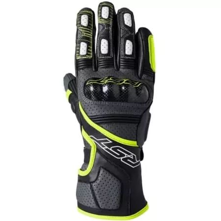 Gants RST Fulcrum Noir Gris Jaune Fluo