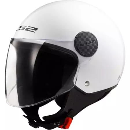 Casque LS2 OF558 Sphere II Solid Gloss Blanc - Casque Jet LS2
