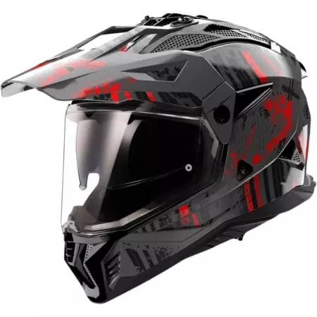 Casque LS2 MX702 Pioneer II Crazy Noir