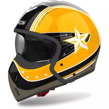 Casque Airoh J 110 Command Jaune Brillant