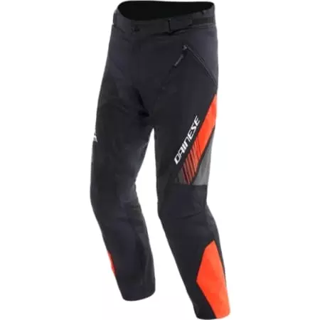 Pantalon Dainese Drake 2 Air Absoluteshell Noir Rouge Fluo