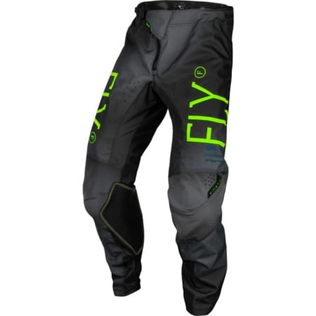 Pantalon Cross Enfant Fly Racing Kinetic Prodigy Anthracite Vert Neon Bleu - Equipement cross enfant FLY RACING