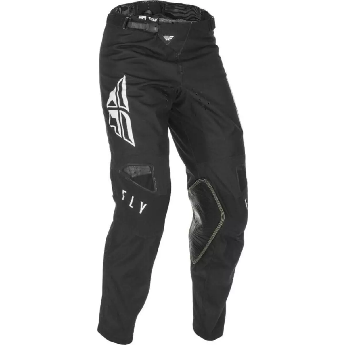 Pantalon Cross Enfant Fly Racing Kinetic K121 2021 Noir Blanc