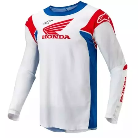 Maillot Cross Honda Racer Iconic Bleu Rouge
