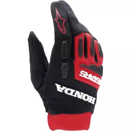 Gants Cross Alpinestars Honda Full Bore Rouge Noir