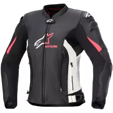 Blouson Alpinestars Stella GP Plus V4 Noir Blanc Rose
