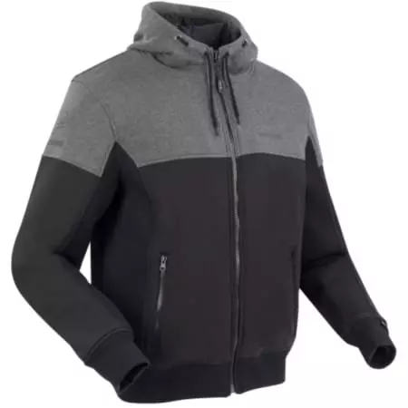 Blouson Bering Hoodiz Vented Noir Anthracite - Blouson Moto BERING