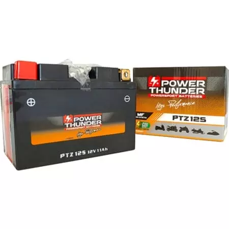 Batterie Power Thunder PTZ12S 12V 11Ah - Prête À L'emploi - Électricité POWER THUNDER