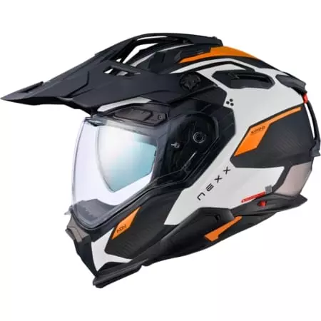 Casque Nexx X.WED3 Keyo Blanc Orange Mat