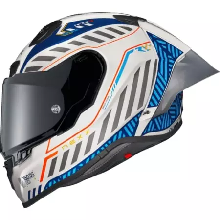 Casque Nexx X.R3R Out Brake Blanc Bleu