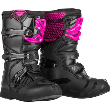 Bottes Cross Enfant Fly Racing Maverik Rose - Equipement cross enfant FLY RACING