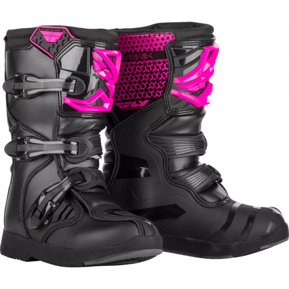 Bottes Cross Enfant Fly Racing Maverik Rose