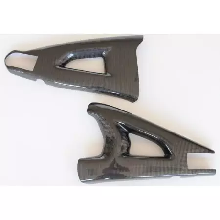 Carter de bras oscillant LIGHTECH carbone brillant Kawasaki Zx10R