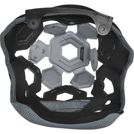 Coiffe Casque Fly Racing Formula Noir Gris - Pièces détachées casque moto FLY RACING