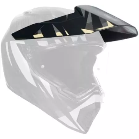 Casquette De Casque AGV AX9 Steppa Carbon Mat Gris Sable