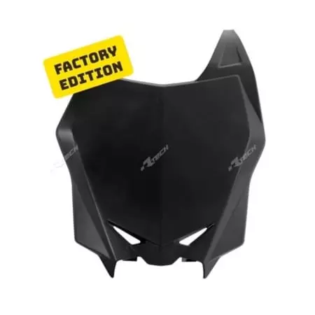 Plaque Numéro Avant Rtech Noir RTBRMZNR0016