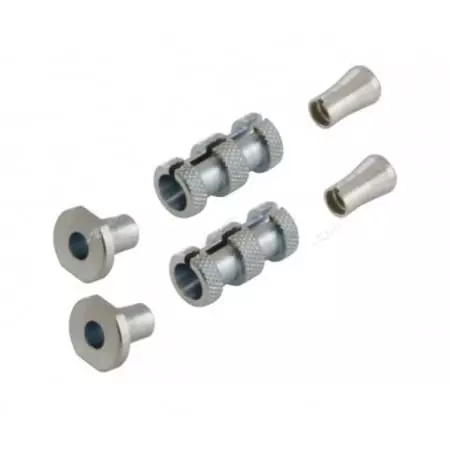 Entretoises Pour Guidon Percé 16-17Mm Argent Rtech RKITEXP016AC