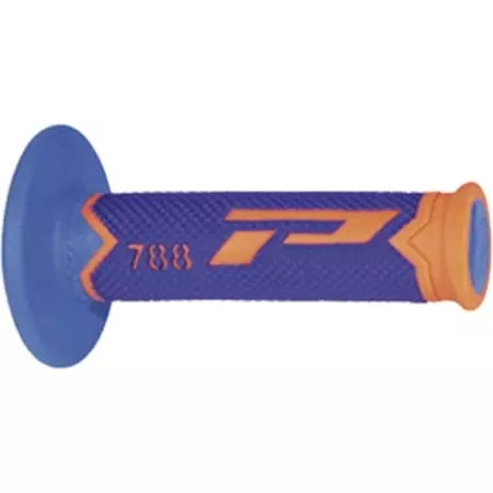Poignées Progrip 788 22/25mm Orange Fluo Bleu Bleu Clair